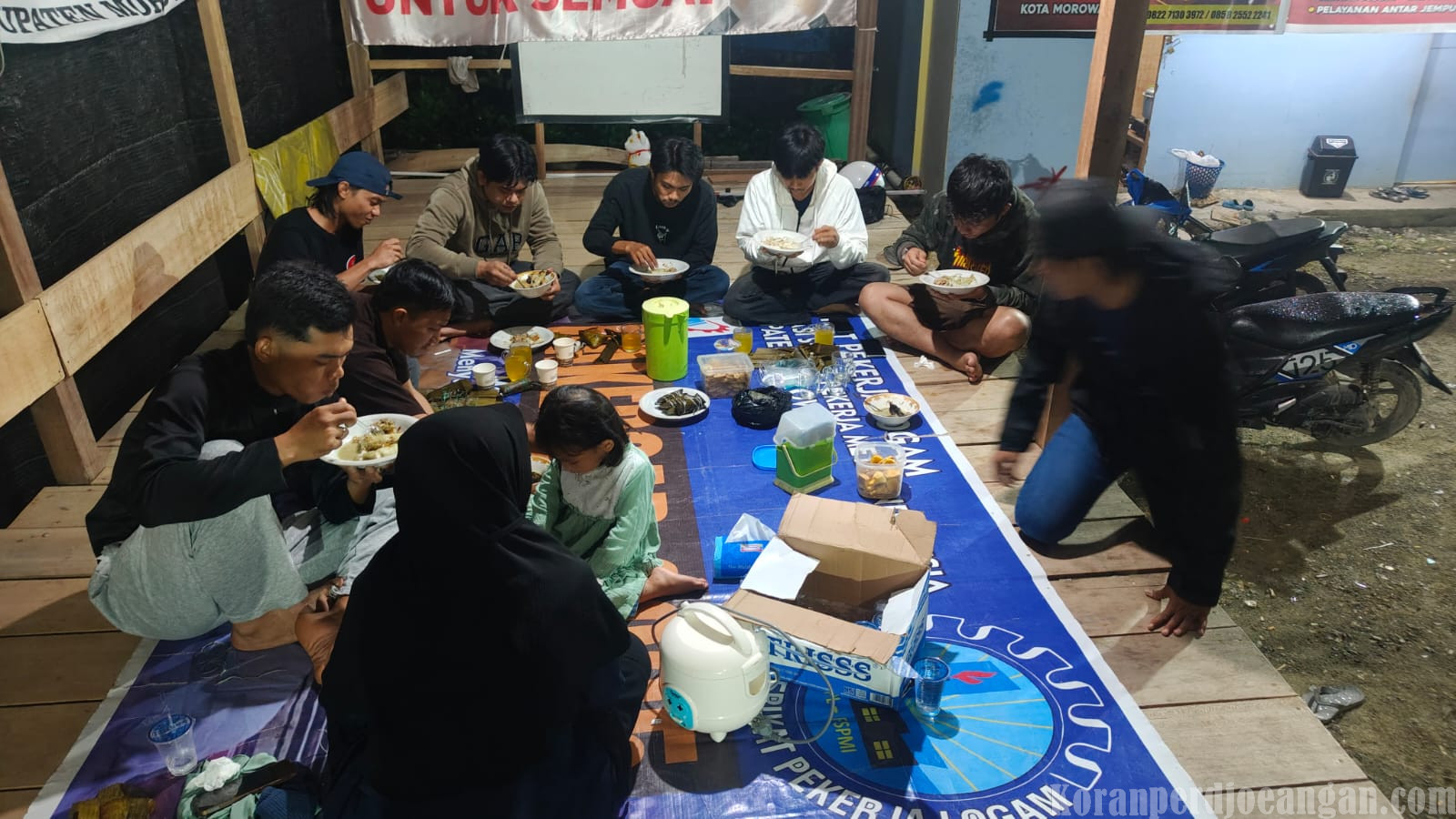 Pengurus PUK SPLP FSPMI Morowali Gelar Silaturahmi di Pondok Perdjoeangan