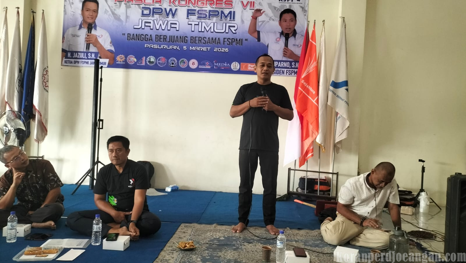 Perkuat Basis Organisasi, Ketua PC SPAI FSPMI Pasuruan Tekankan Pentingnya Database dan Konsolidasi