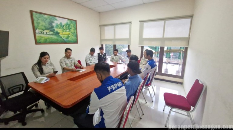 PUK SPLP FSPMI PT IRNC dan PT ECB Audiensi dengan Manajemen IMIP Terkait Menu Makanan Pekerja Morowali