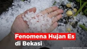 Hujan Es Melanda Bekasi, Fenomena Cuaca Ekstrem yang Menghebohkan