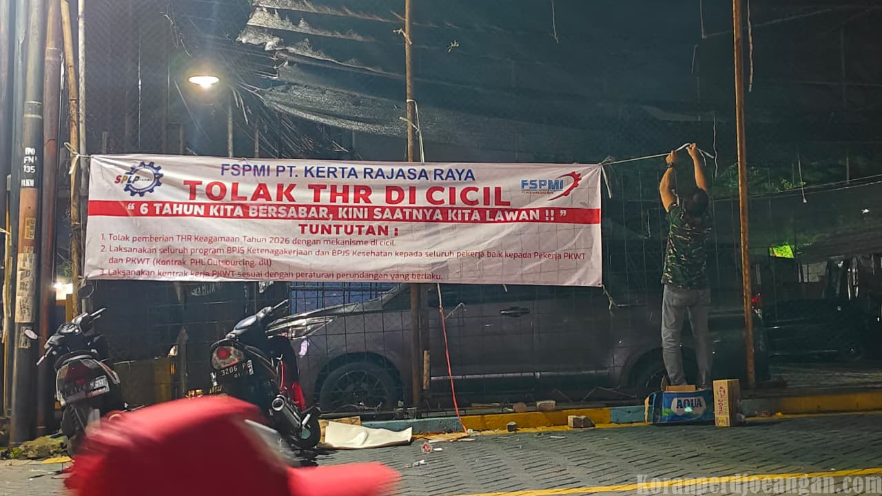 Konsisten di Jalur Perjuangan Sesuai Konstitusi, FSPMI Sidoarjo Siapkan Opsi Mogok Kerja Demi Tegakkan Aturan THR