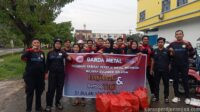 Garda Metal FSPMI Sulawesi Selatan Turun ke Jalan, Berbagi Kebaikan di Bulan yang Penuh Berkah