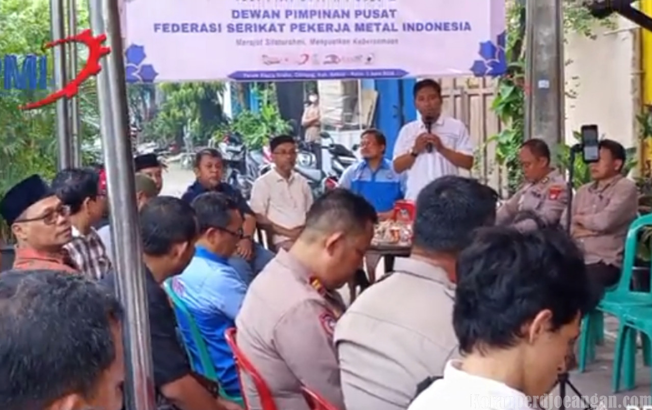 Pasca Hari Raya Idul Fitri, FSPMI Gelar Halal Bihalal di Kediaman Presiden