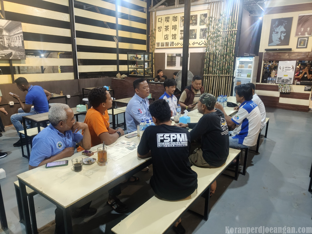 Pimpinan Pusat SPLP FSPMI dan Polres Morowali Jalin Silaturahmi