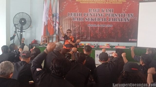 Said Iqbal Ungkap Sejarah dan Militansi Garda Metal di Munas V Garda Metal