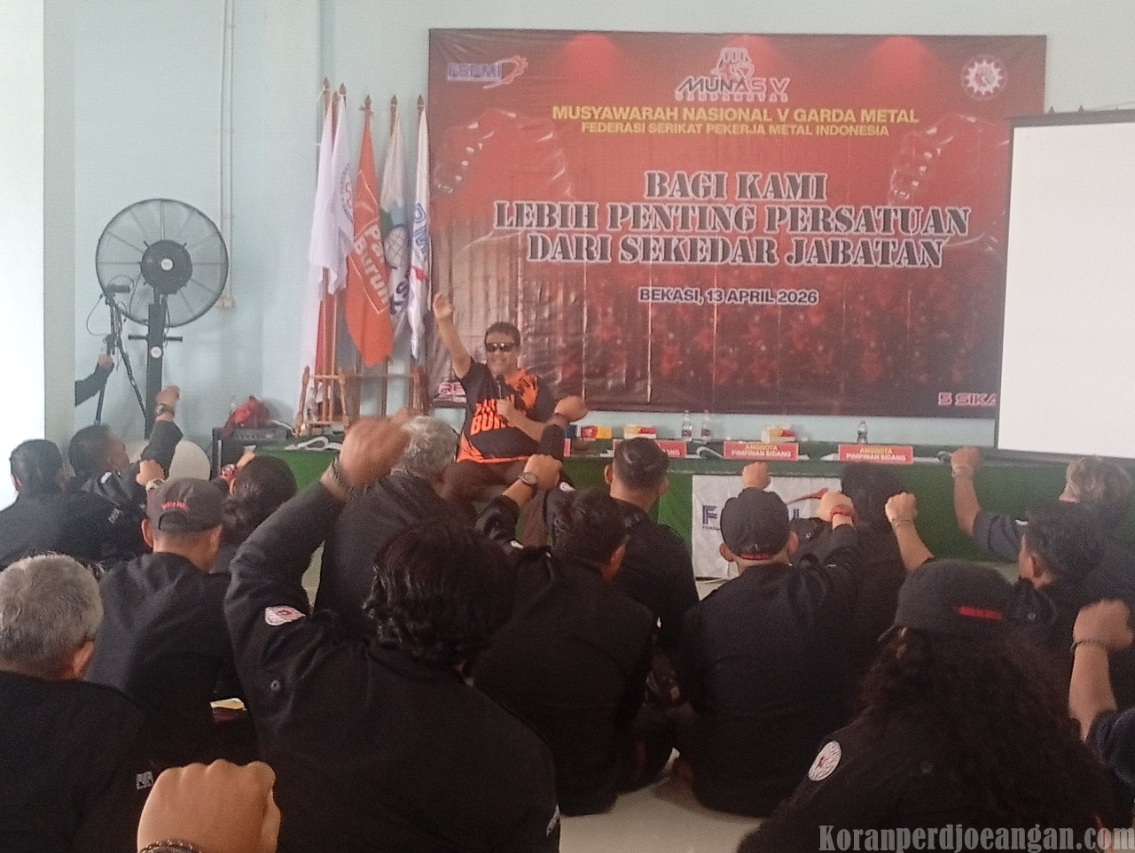 Said Iqbal Ungkap Sejarah dan Militansi Garda Metal di Munas V Garda Metal