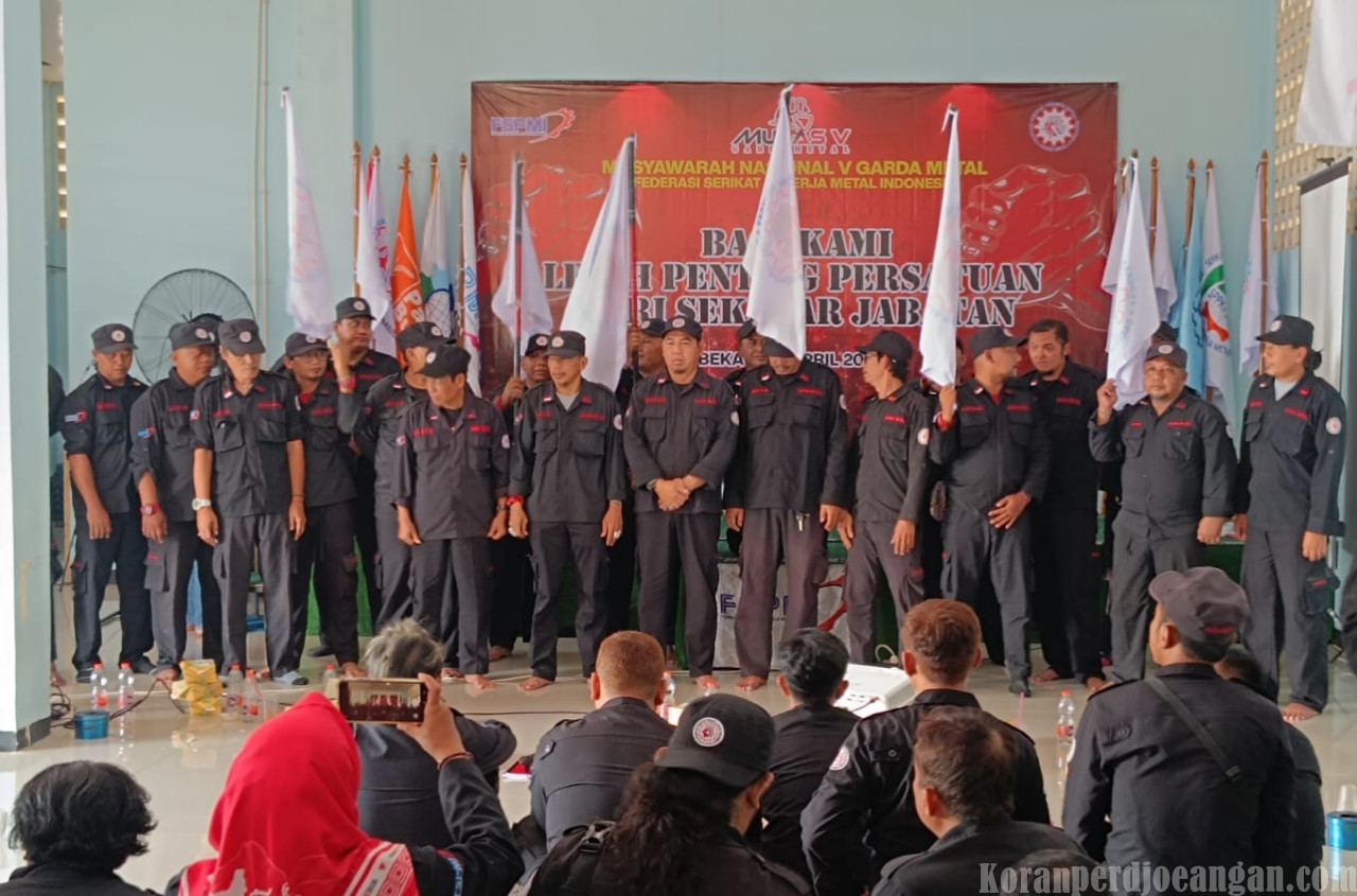 Sah, Berikut Susunan Pimpinan Nasional Terpilih Garda Metal FSPMI Periode 2026–2031 Ditetapkan di Bekasi