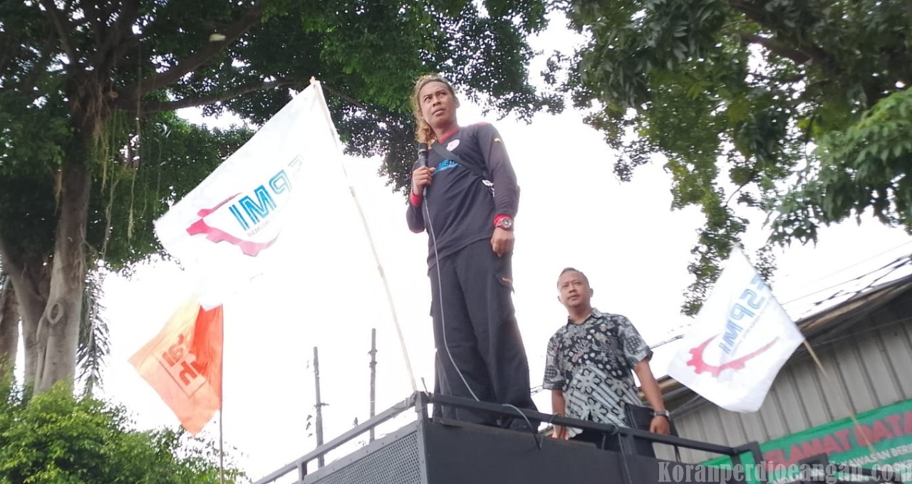 Sidang Ke-4 Gugatan Terhadap FSPMI, Mubarok: Jangan Ada yang Halangi Buruh Masuk Ruang Sidang