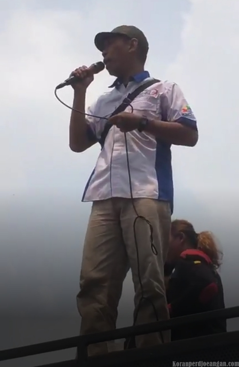 Menggema di Depan DPR, Ketua DPW FSPMI DKI Jakarta: Buruh Tak Akan Diam Menunggu Kepastian