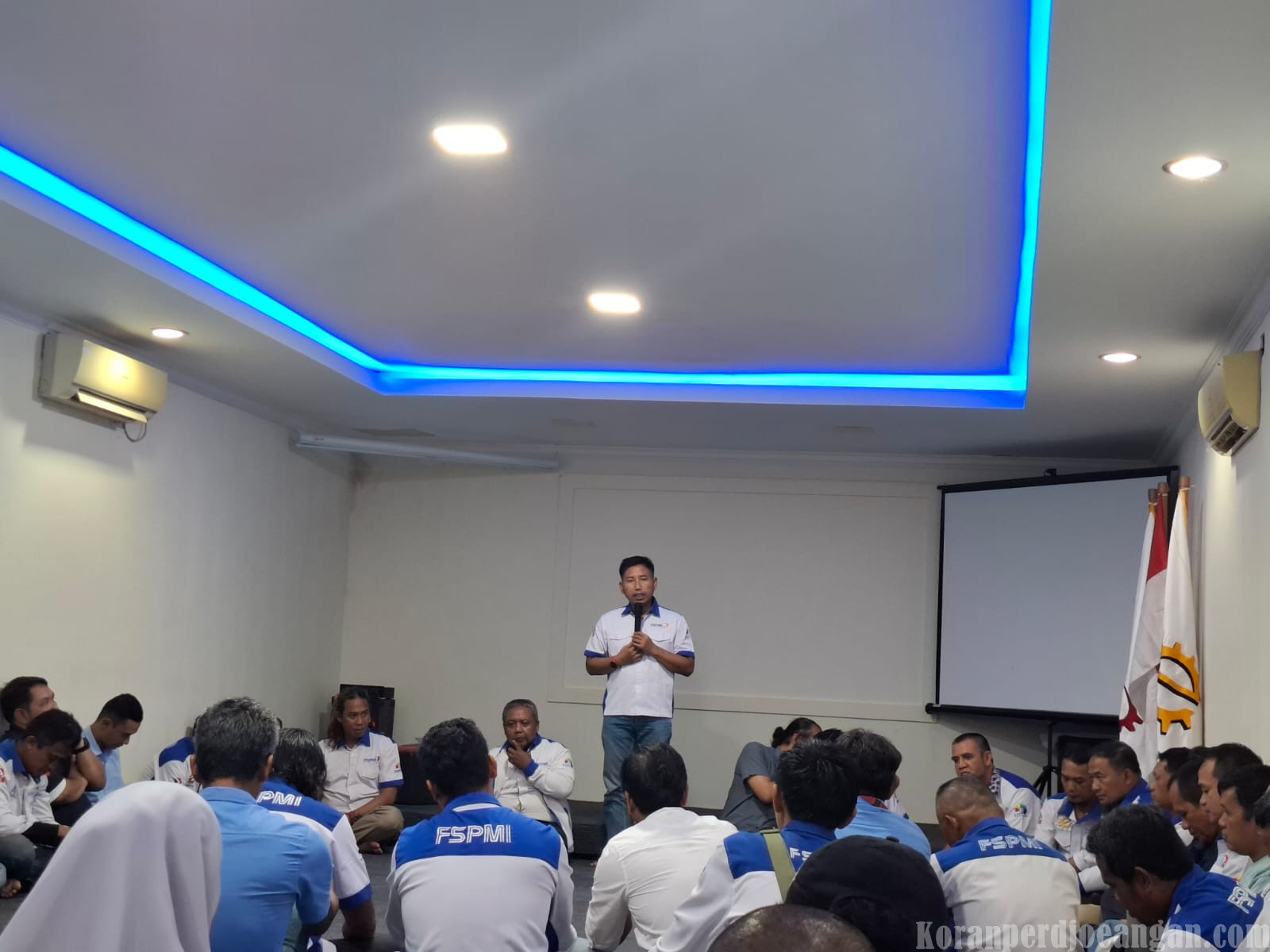 Konsolidasi FSPMI Kepri, Presiden FSPMI Suparno ingatkan kesolidtan, kekompakan dan militansi