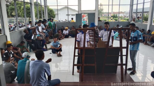 Perusahaan Usul Naikan Basis Borong, Pekerja PT DLI KSD Gelar Konsolidasi Bedah Rumusnya