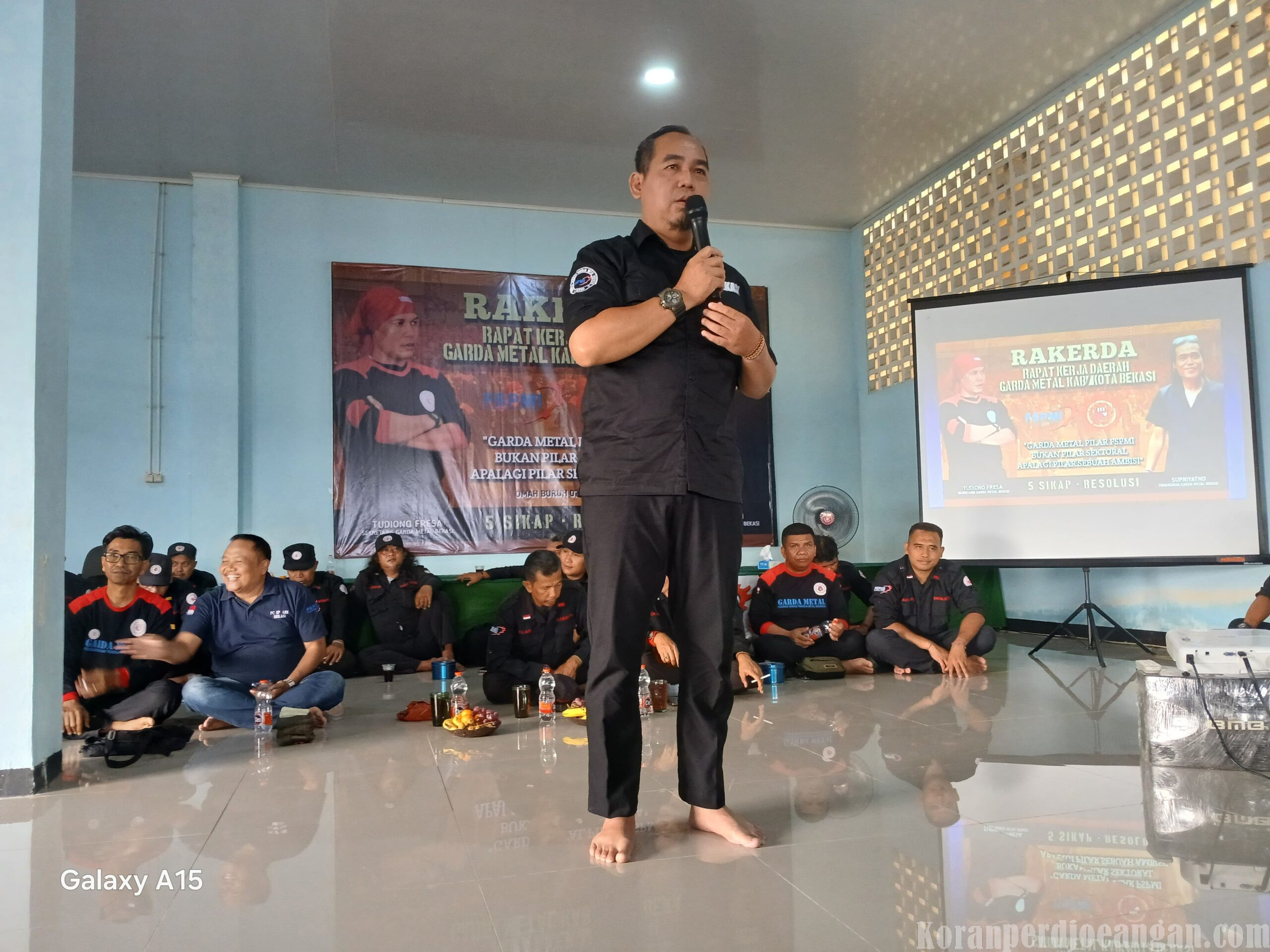 Pangkornas Garda Metal Hadiri Rakerda Garda Metal FSPMI Bekasi