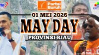 MAY DAY 2026, FSPMI Riau Soroti Perbudakan Perkebunan dan Outsourcing Industri Kertas Sebagai Isu Daerah