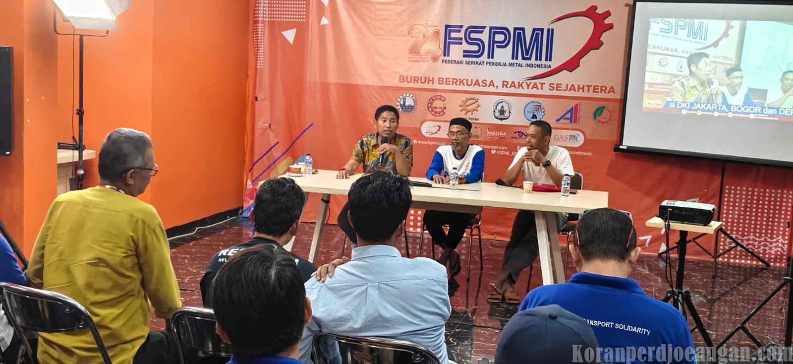Dalam Konsolidasi FSPMI Wilayah DKI Depok dan Bogor, Presiden FSPMI Singgung May Day dan UU Ketenagakerjaan yang Baru