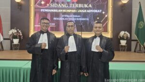 Tiga Advokat  FSPMI Resmi Disumpah di Surabaya, Siap Perjuangkan Keadilan Buruh