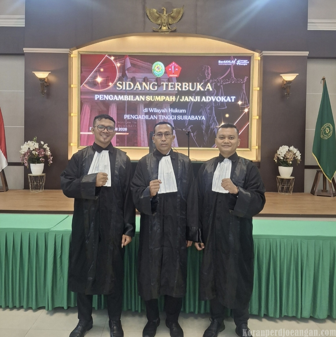 Tiga Advokat  FSPMI Resmi Disumpah di Surabaya, Siap Perjuangkan Keadilan Buruh