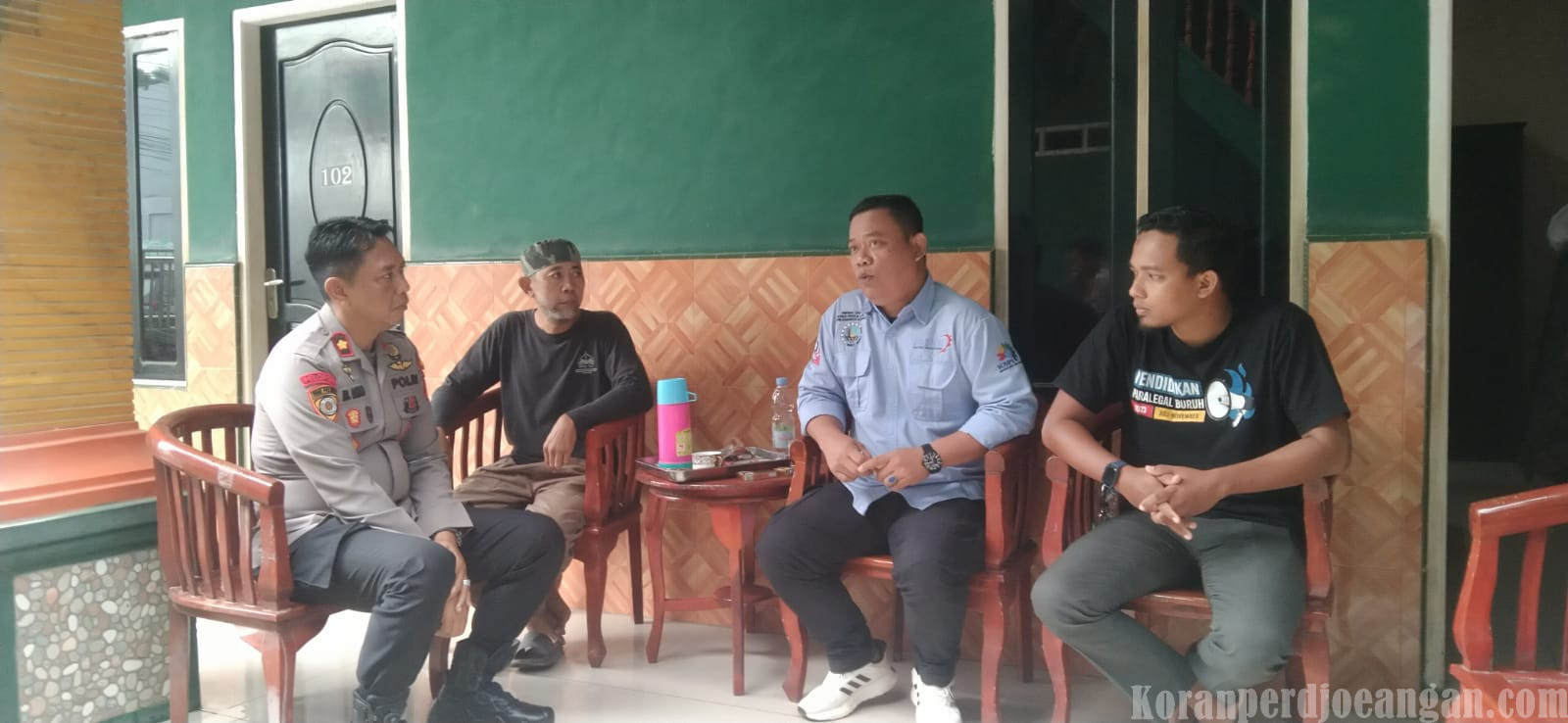 Waka Polres Morowali Jalin Komunikasi dengan Ketua Umum PP SPLP FSPMI
