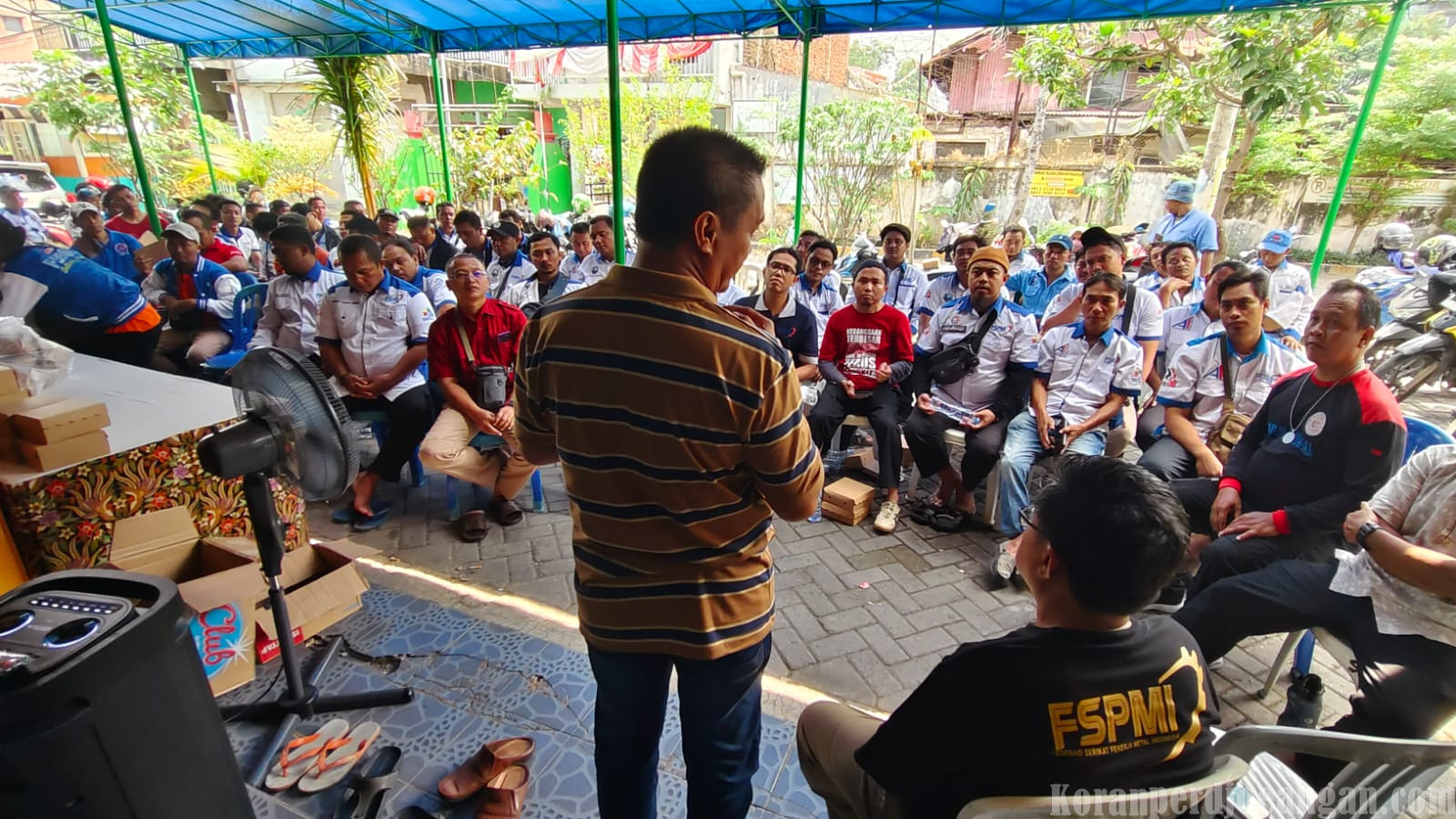 Halal Bihalal DPW FSPMI Jatim Jadi Momentum Konsolidasi dan Persiapan Aksi May Day