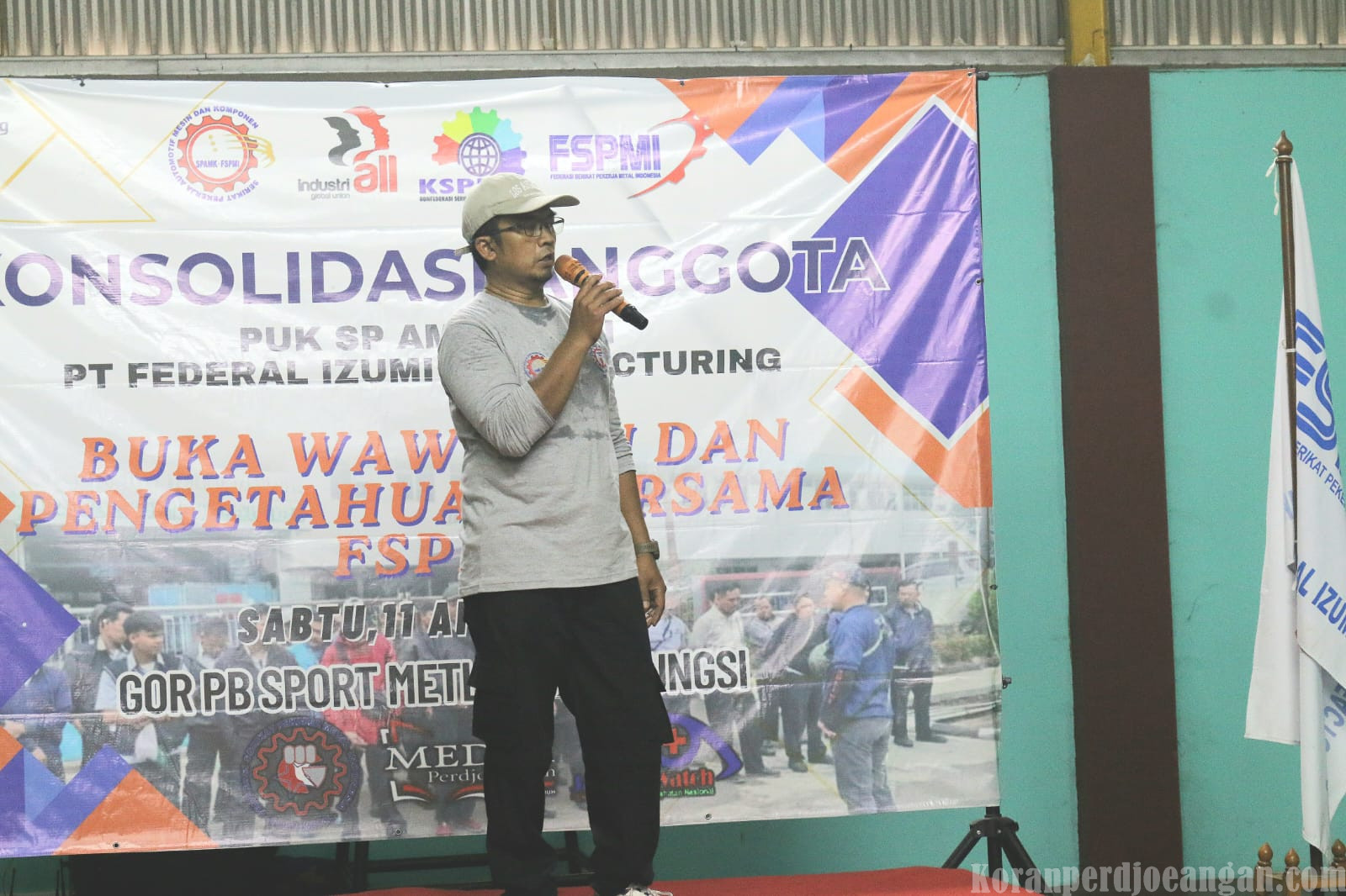 Kekompakan Jadi Modal Perjuangan, Serikat FSPMI PT FIM Gelar Konsolidasi Anggota