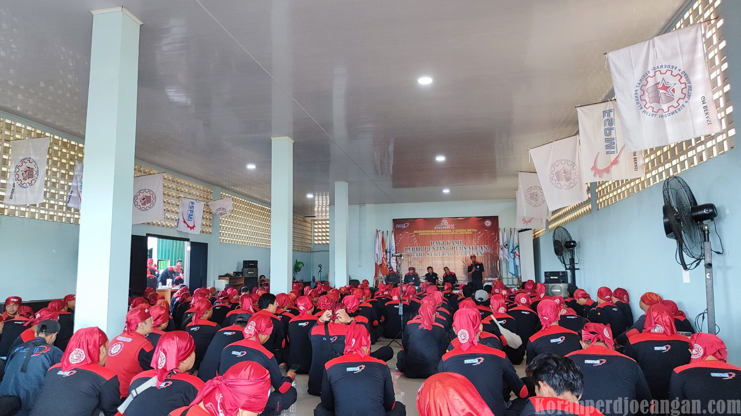 Garda Metal FSPMI Kab/Kota Bekasi Adakan Konsolidasi Akbar di Omah Buruh