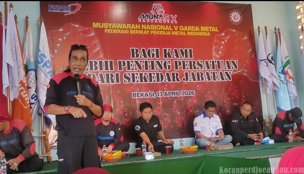 Pesan Pangkorda Garda Metal dalam Konsolidasi Akbar Garda Metal Bekasi