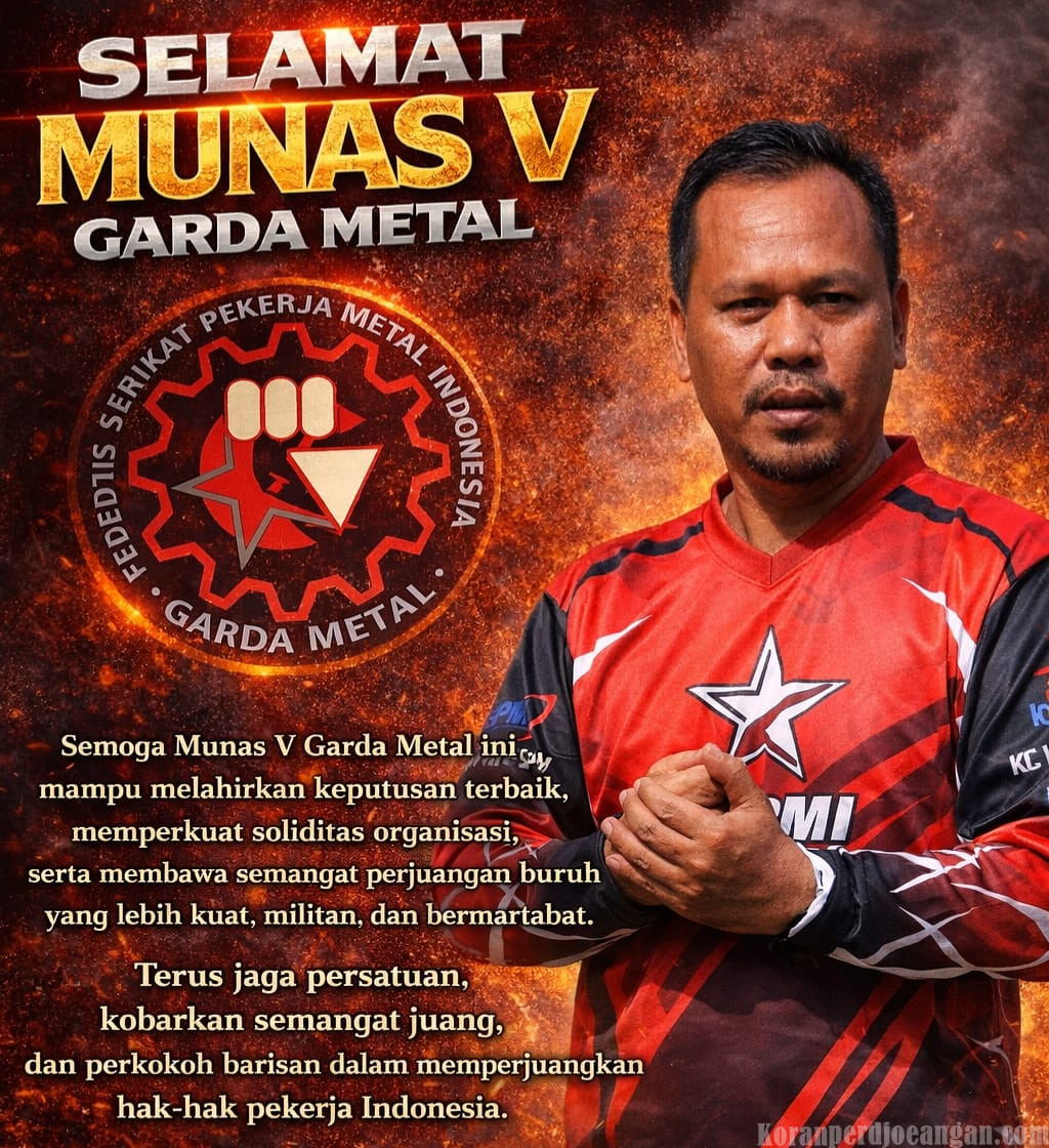Asmat Serum Sampaikan Ucapan Selamat Munas V Garda Metal FSPMI, Tekankan Soliditas dan Semangat Juang
