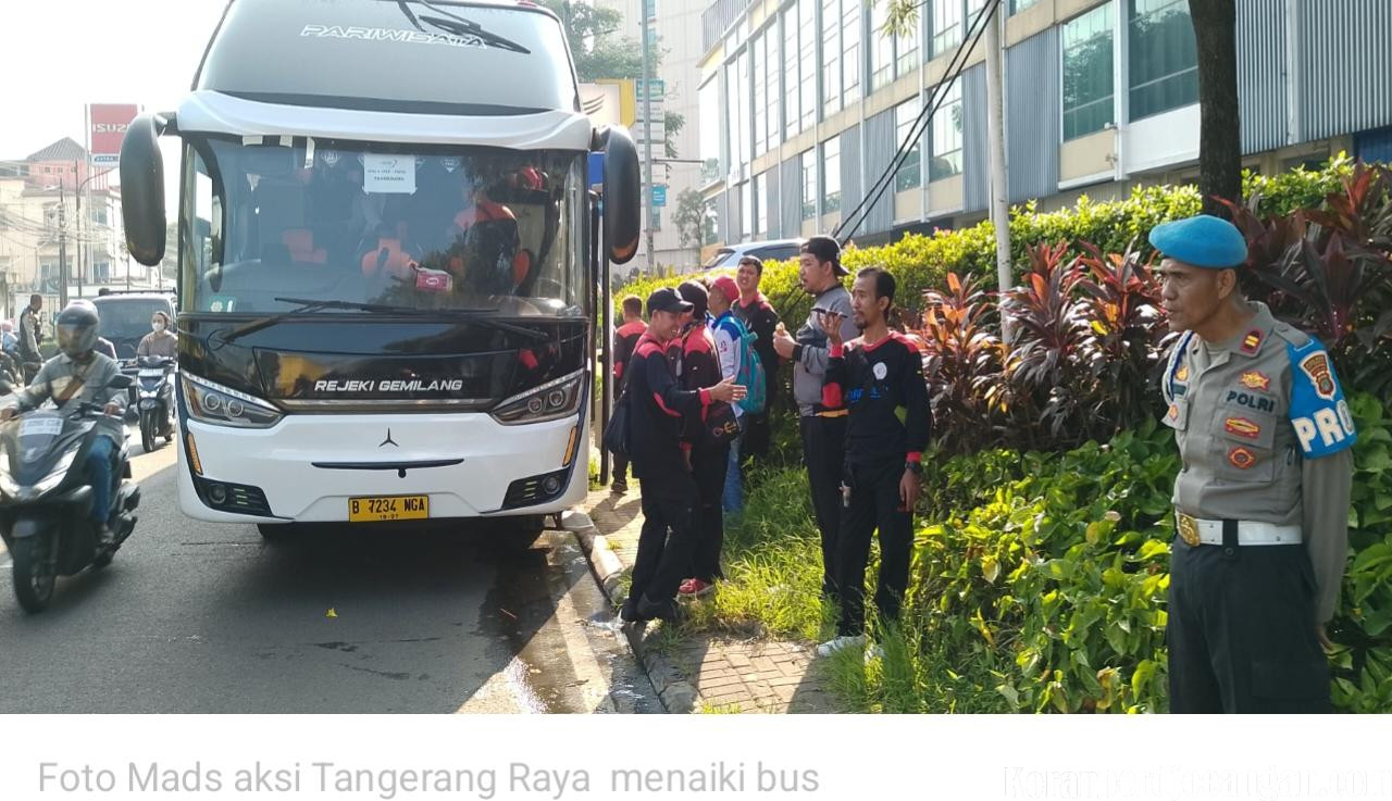 Ratusan Buruh Tangerang Raya “Panaskan Mesin” Aksi Pra May Day, Siap Kepung DPR RI Tagih UU Ketenagakerjaan Baru