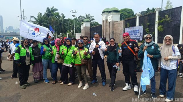 Ojol SPDT FSPMI Turun ke DPR RI, Suarakan Hak Pekerja Jelang May Day 2026