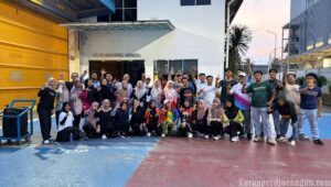 Senam Aerobik Perdana PT JFE SHOJI Stell Indonesia