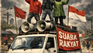 Ribuan Masyarakat Korban Bencana Banjir Kabupaten Langkat Gelar aksi di Kantor Bupati dan DPRD Langkat