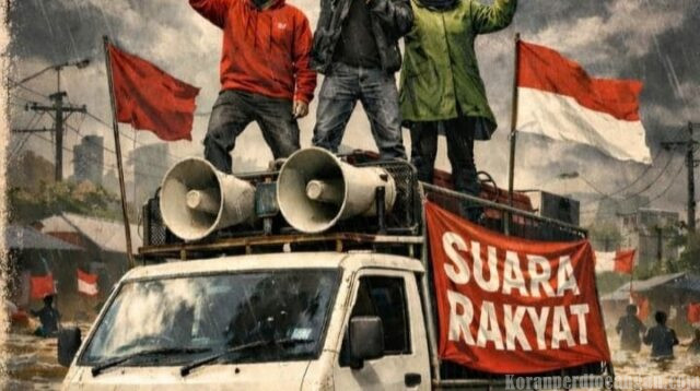 Ribuan Masyarakat Korban Bencana Banjir Kabupaten Langkat Gelar aksi di Kantor Bupati dan DPRD Langkat