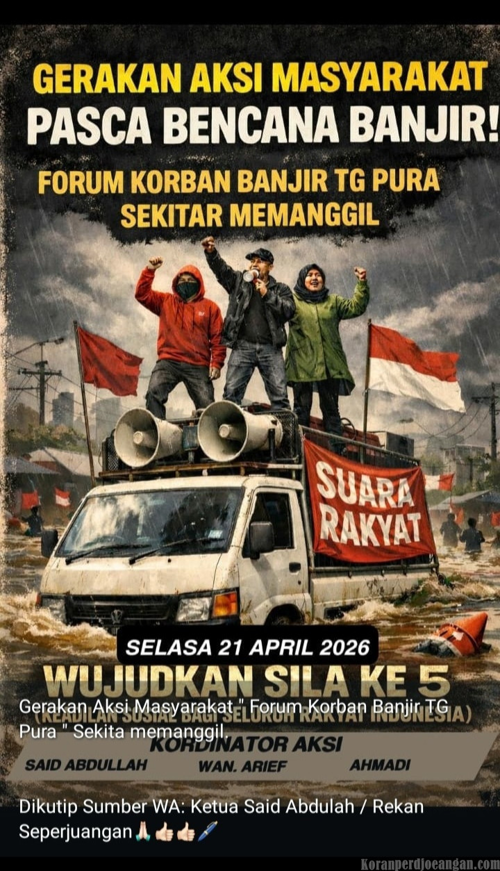 Ribuan Masyarakat Korban Bencana Banjir Kabupaten Langkat Gelar aksi di Kantor Bupati dan DPRD Langkat