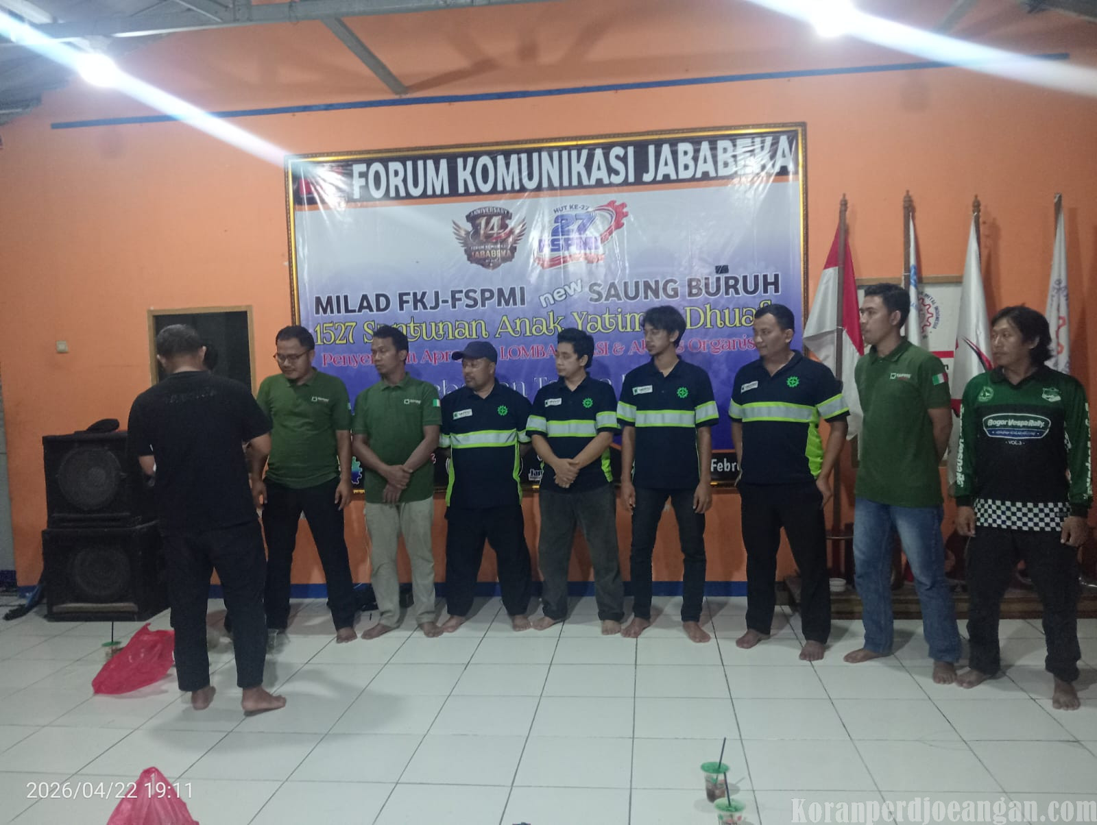 SPLP FSPMI Kabupaten/Kota Bekasi Lantik Anggota Baru