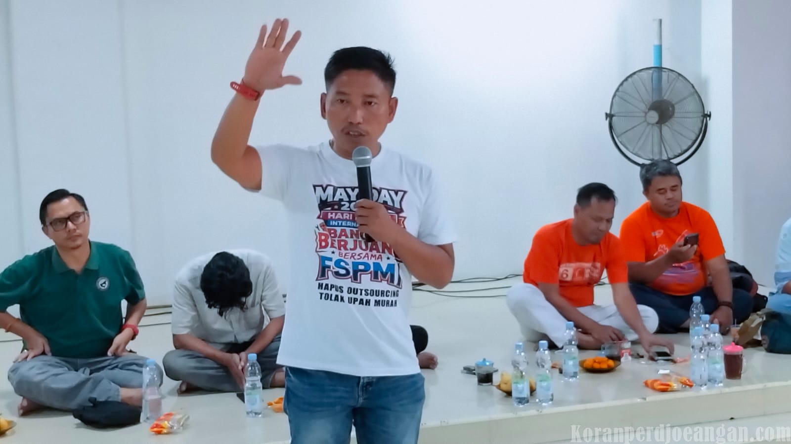 Presiden FSPMI di Konsolidasi Akbar KSPI: Buruh Masih Seperempat Manusia