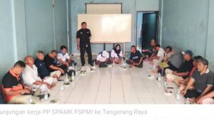 Kunjungan PP SPAMK FSPMI ke Tangerang: Perkuat Soliditas dan Regenerasi Organisasi