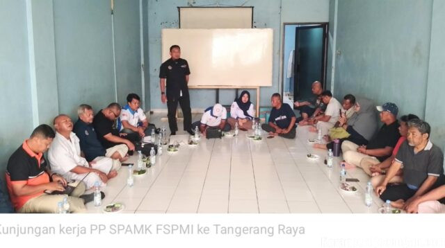 Kunjungan PP SPAMK FSPMI ke Tangerang: Perkuat Soliditas dan Regenerasi Organisasi