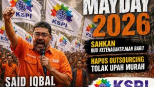 Ratusan Ribu Buruh Kepung DPR RI: Lawan PHK, Tagih Janji Negara