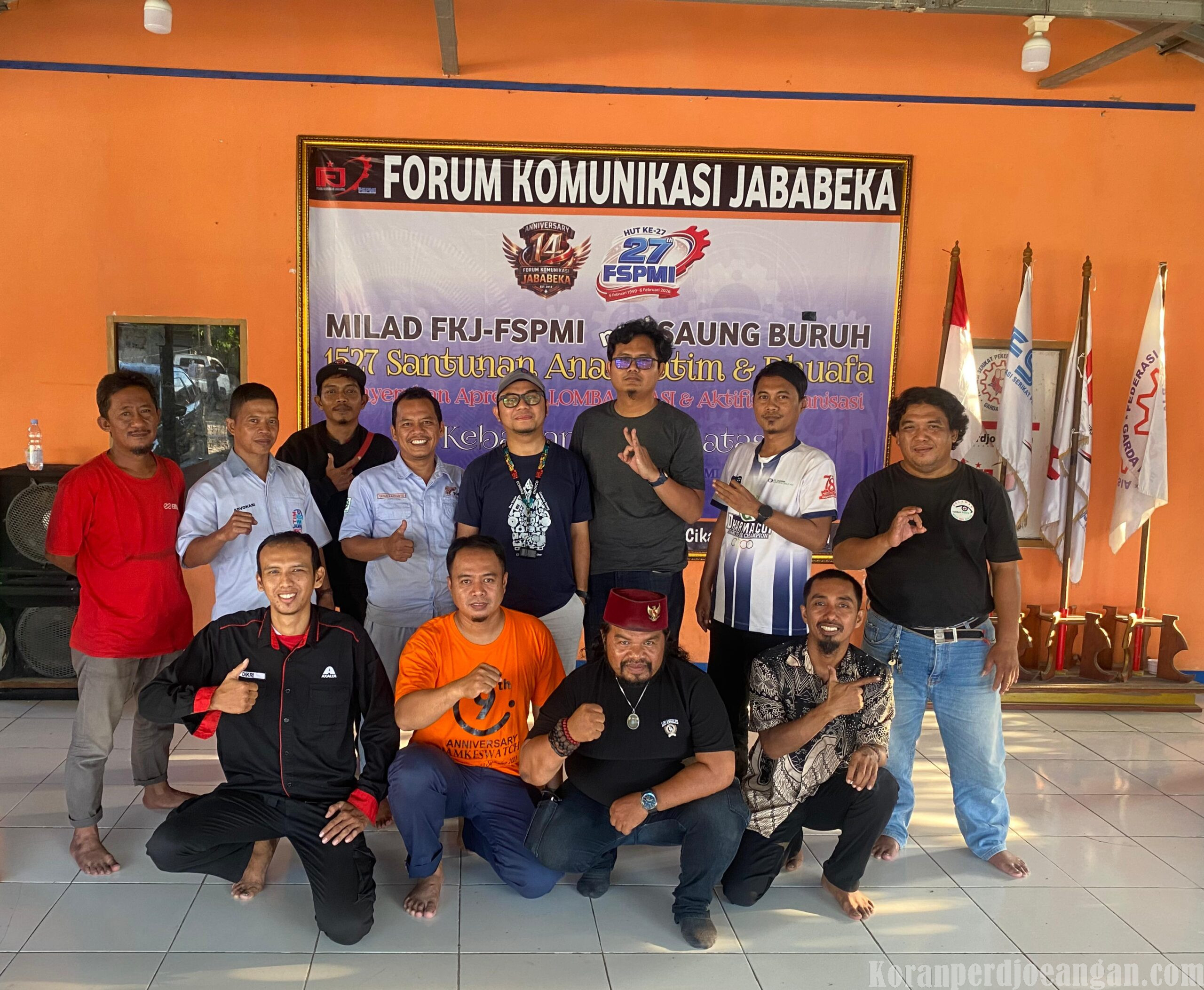 Jelang Audiensi Bersama Dinas Terkait, Jamkeswatch dan Partai Buruh Exco Kabupaten Bekasi Adakan Rapat