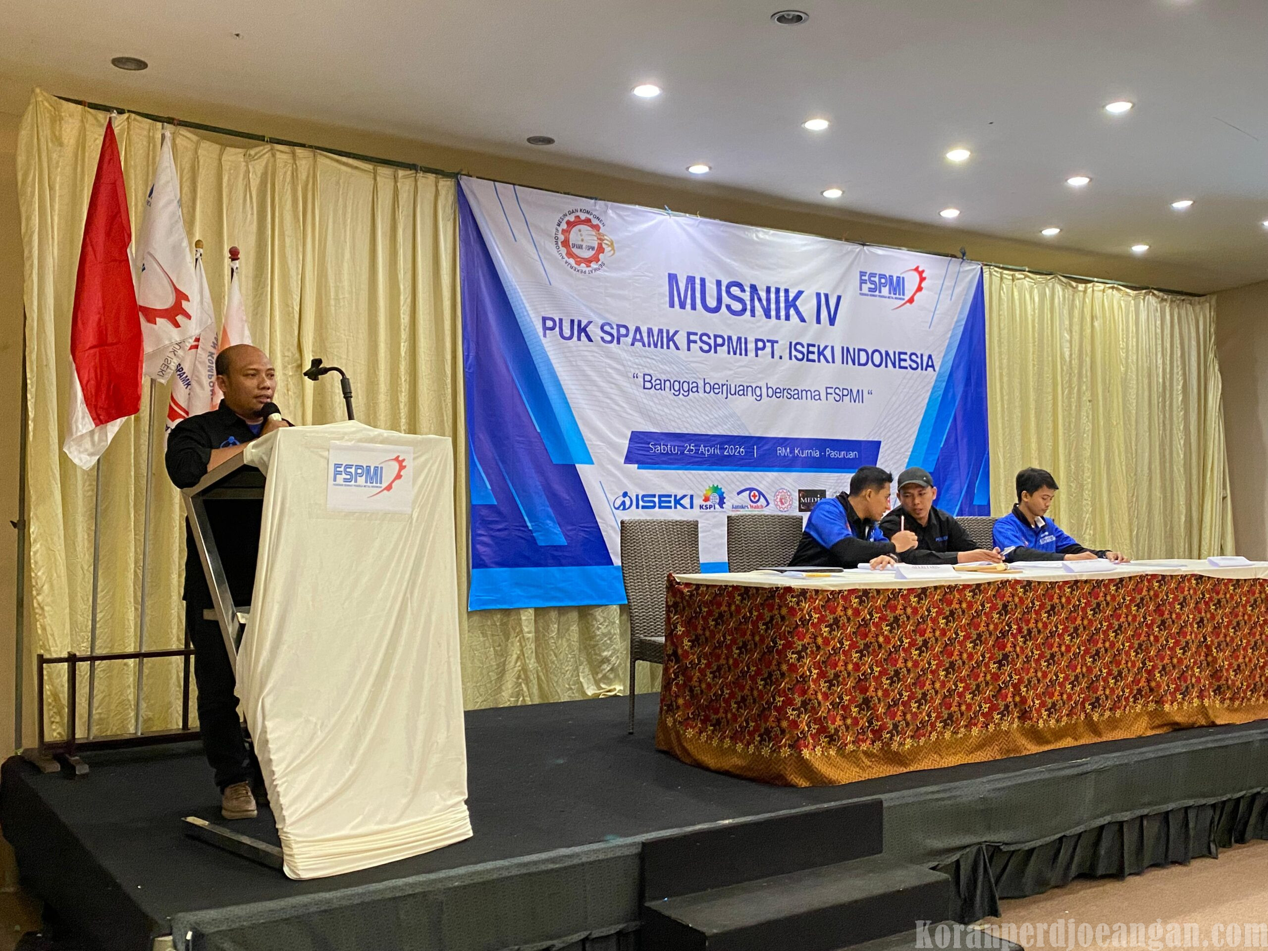 MUSNIK IV PUK SPAMK FSPMI PT ISEKI Indonesia Tegaskan Peran Serikat dalam Kesejahteraan Anggota