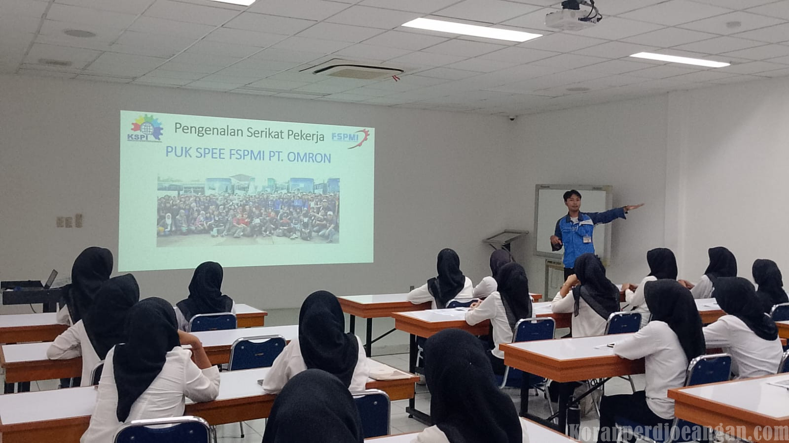 PUK SPEE FSPMI PT Omron Mfg Of Indonesia Gelar Sosialisasi Serikat Pekerja untuk Karyawan Baru