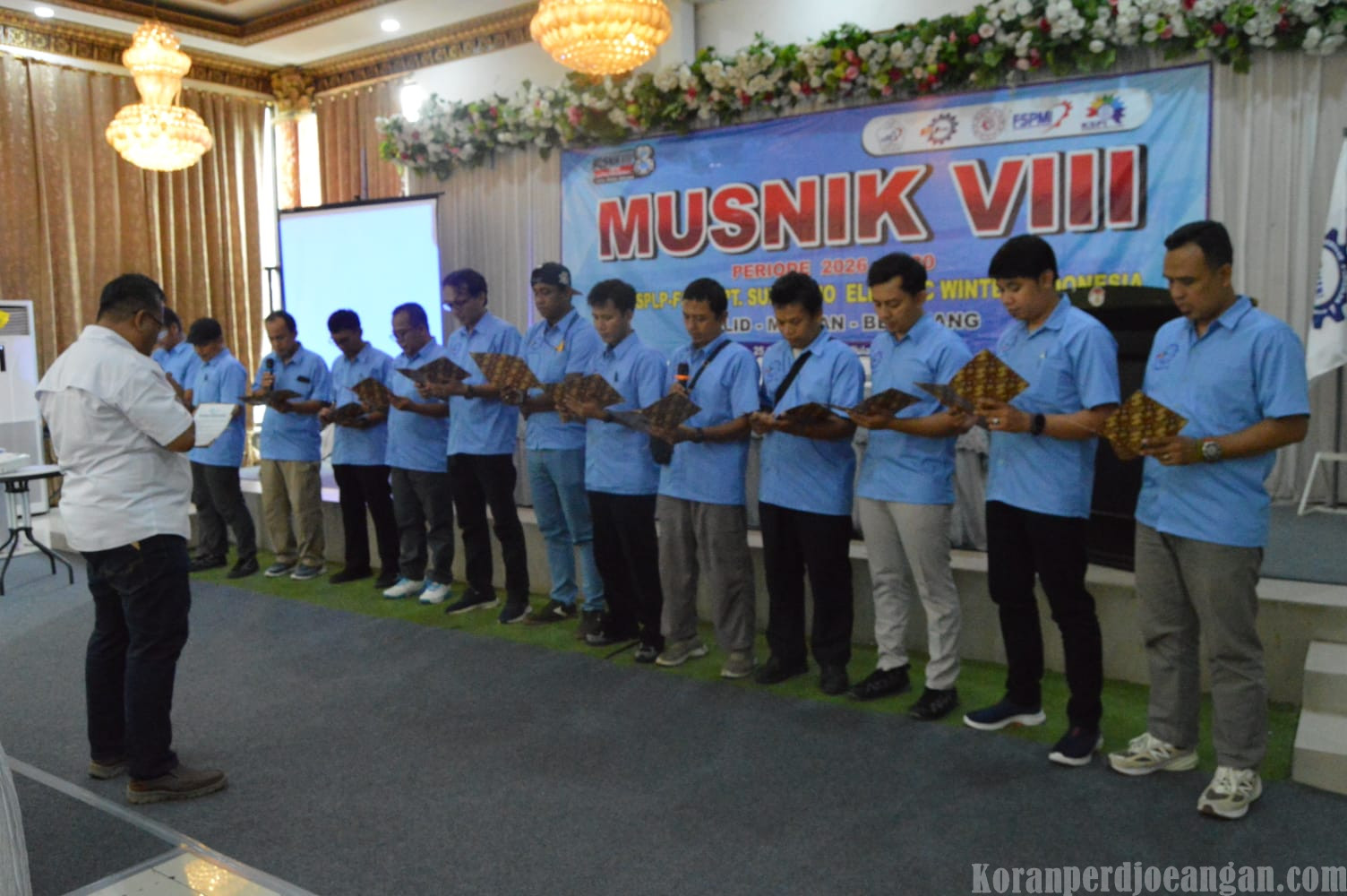 Pelantikan Pengurus PUK SPLP FSPMI PT. Sumitomo Electric Wintec Indonesia Periode 2026-2030