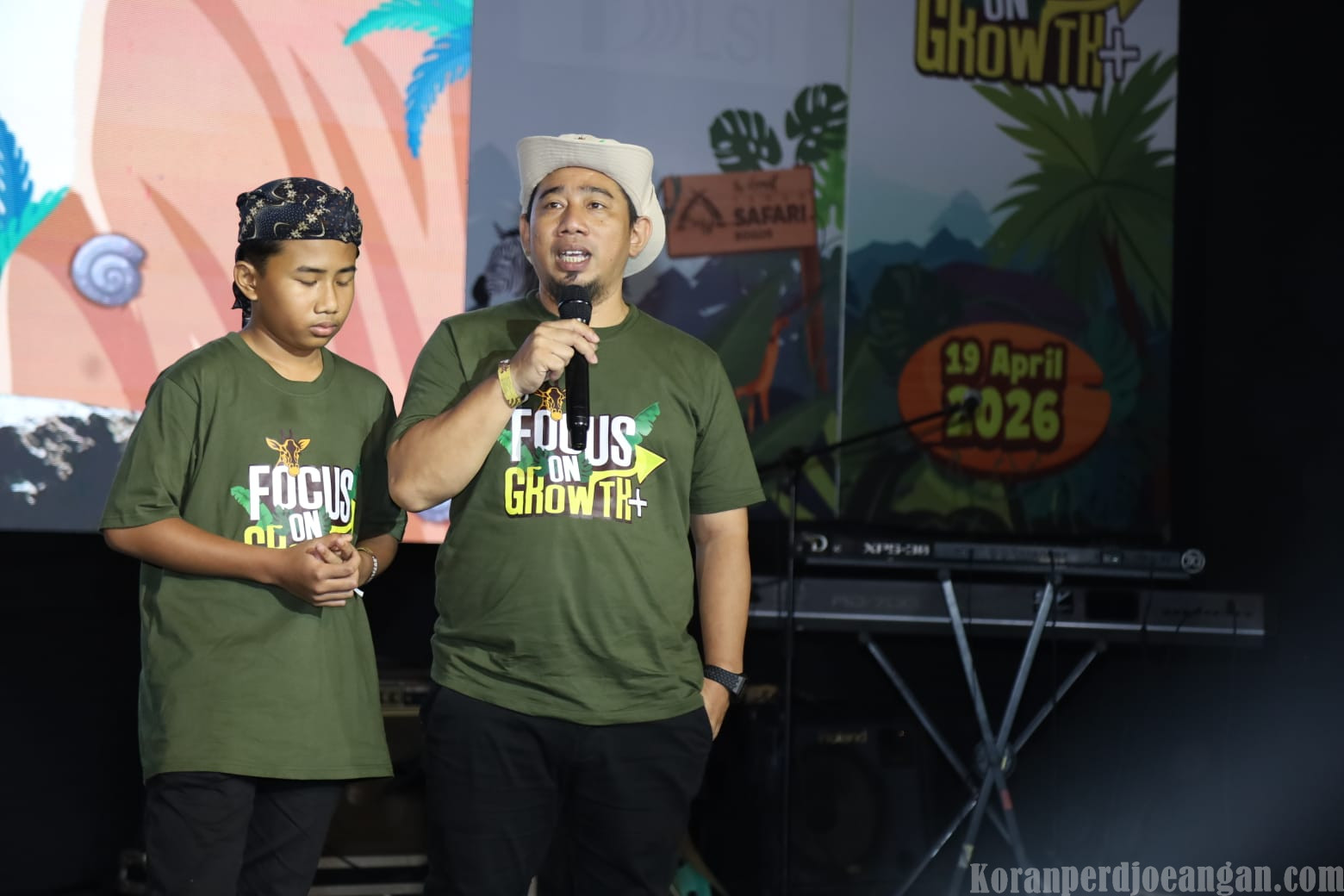 Ketua PUK SPAI FSPMI PT Paxar Indonesia Sampaikan Sambutan dalam Kegiatan Family Gathering