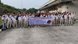 Perkuat Barisan Menuju May Day, Serikat FSPMI PT HMMI Gelar Konsolidasi Akbar di Plant 2