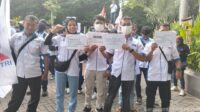 SPAI FSPMI Surabaya Gelar Demo Terkait  Kekurangan Upah ISS Indonesia