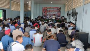 Tudiono Gantikan Suparno Sebagai Ketua PC SPAMK FSPMI Bekasi