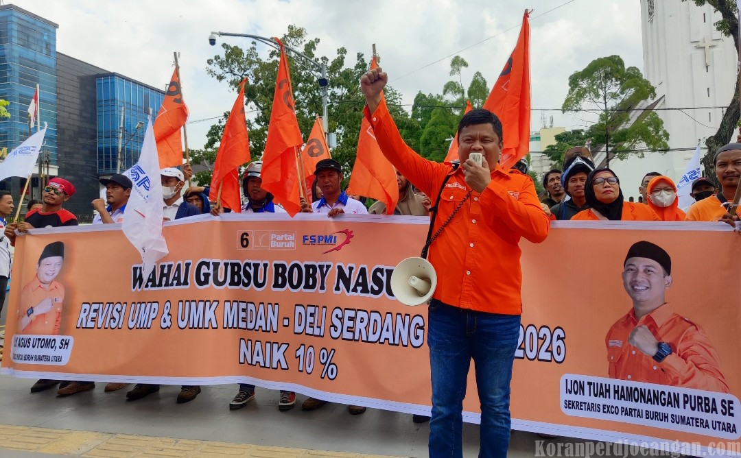 May Day Ribuan Buruh Sumut Besok Aksi di Kantor Gubernur & DPRD Sumut, Ini Tuntutannya