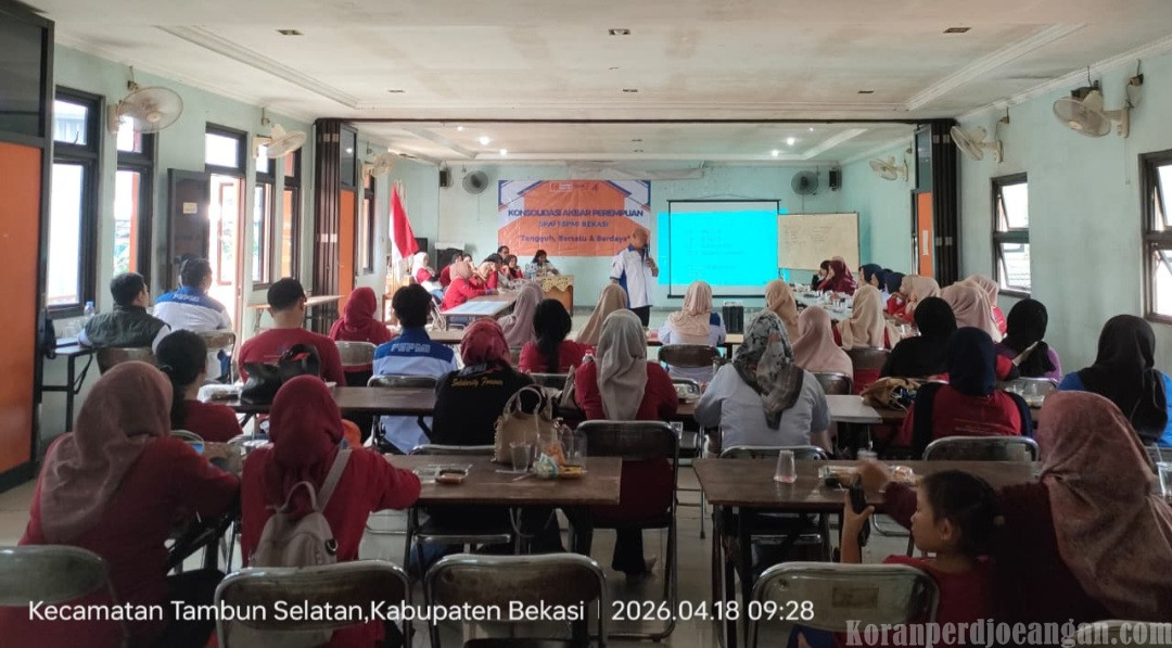 Perkuat Solidaritas, Perempuan dan Pekerja Muda SPAI FSPMI Bekasi Gelar Konsolidasi Akbar