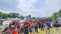 Ribuan Buruh FSPMI Geruduk DPR RI, Desak Pengesahan UU Ketenagakerjaan