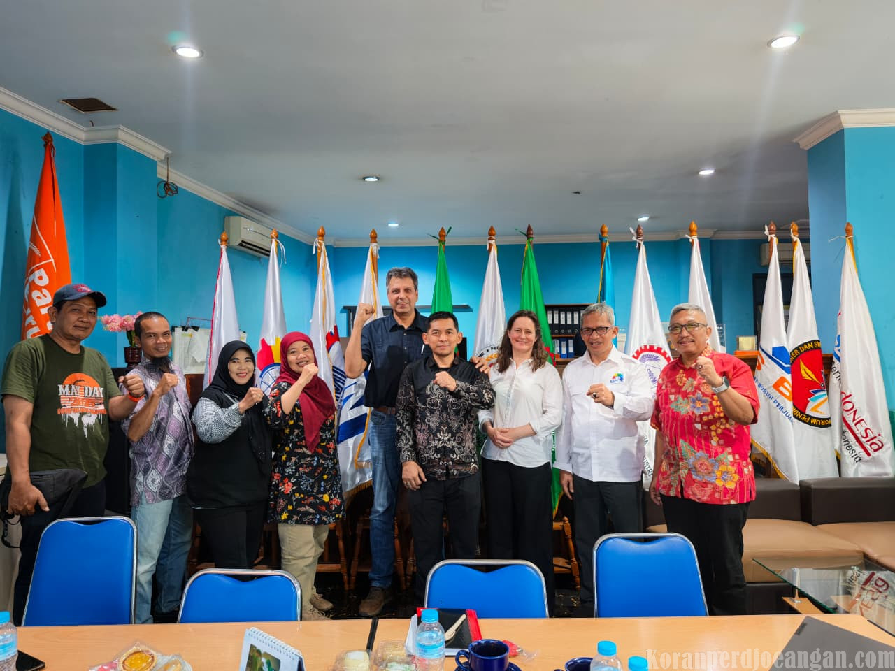 KSPI Terima Kunjungan 3F International Union, Bahas Penguatan Serikat Pekerja Sektor TGSL