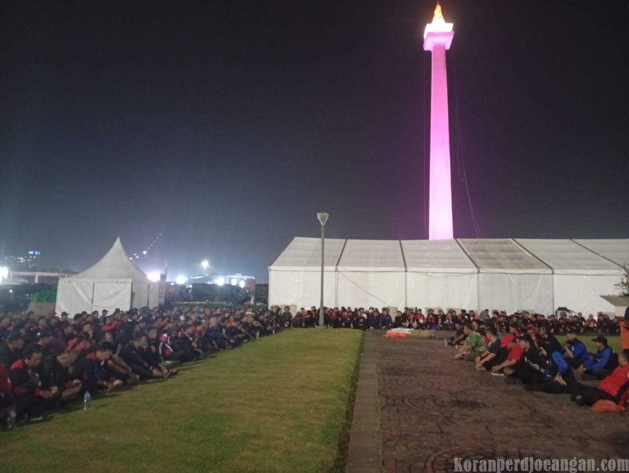Garda Metal FSPMI dan Laskar SPN Gelar Briefing Demi Kelancaran Mayday 2026 di Monas